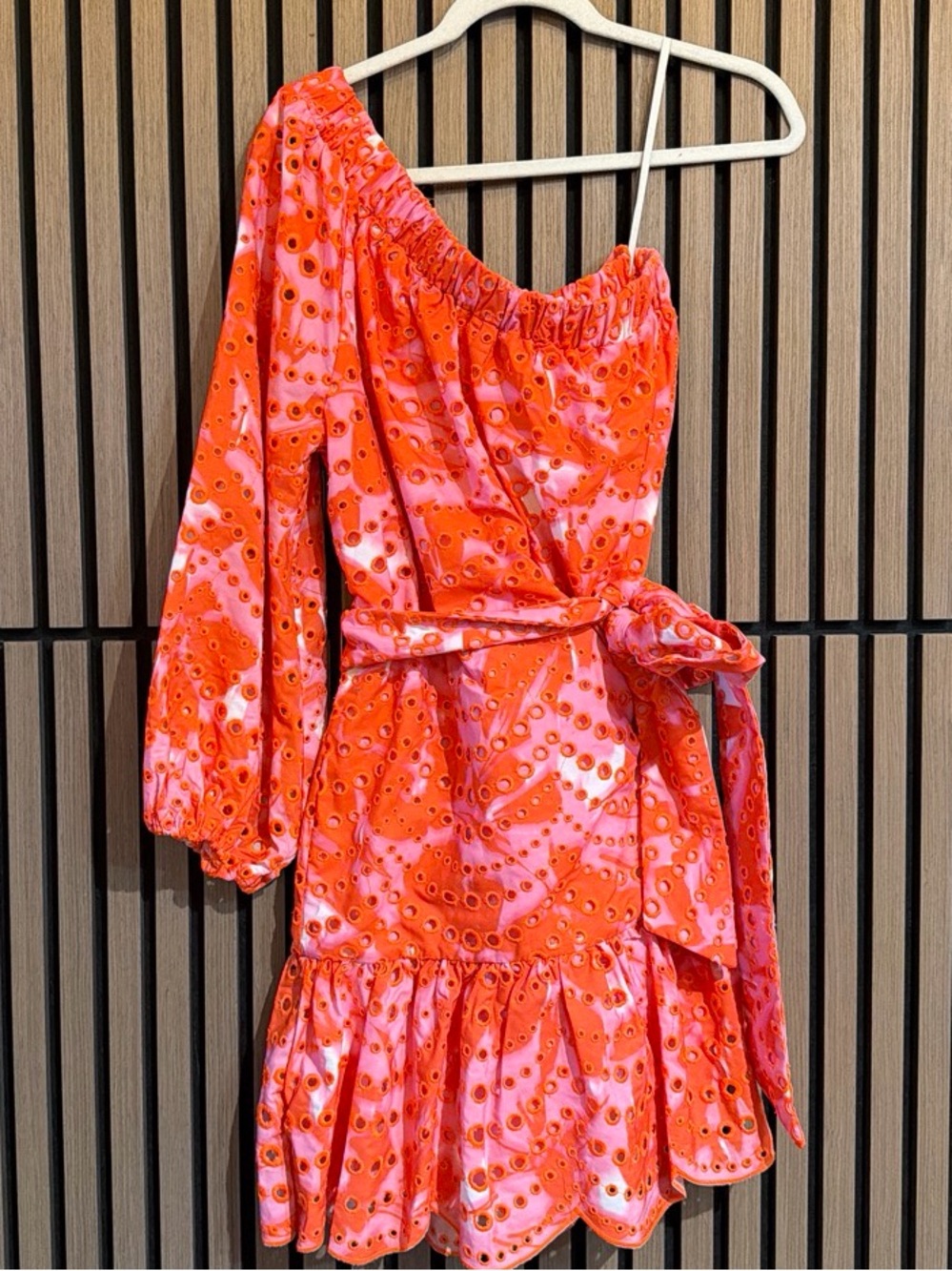 ML Monique Lhuillier Tiered Mini Dress